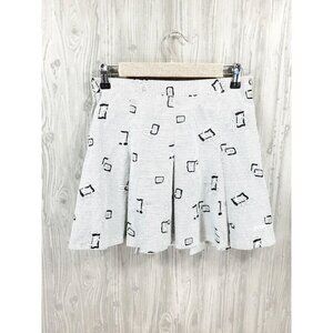 Vintage Y2K Tennis Skirt Pleated Mini Skirt 90s Mini School Girl Funky Asian Art